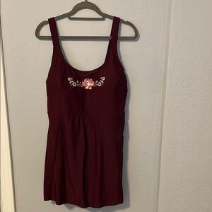 Women’s Burgundy swimsuit, size 18 W